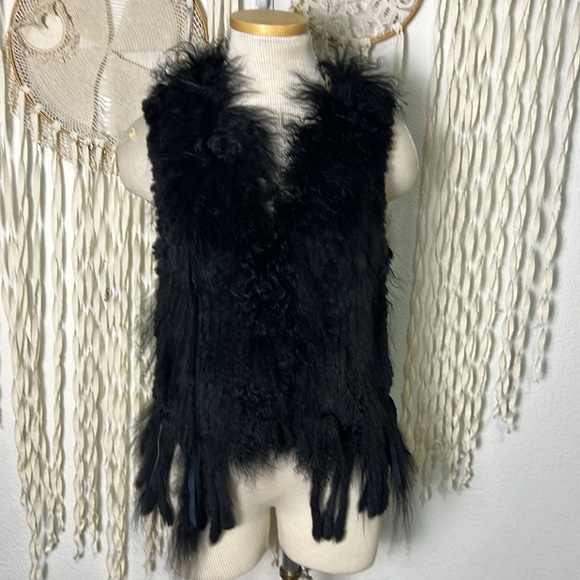 Subtle Luxury Rabbit Fur Vest Size XS/S - Picture 3 of 11
